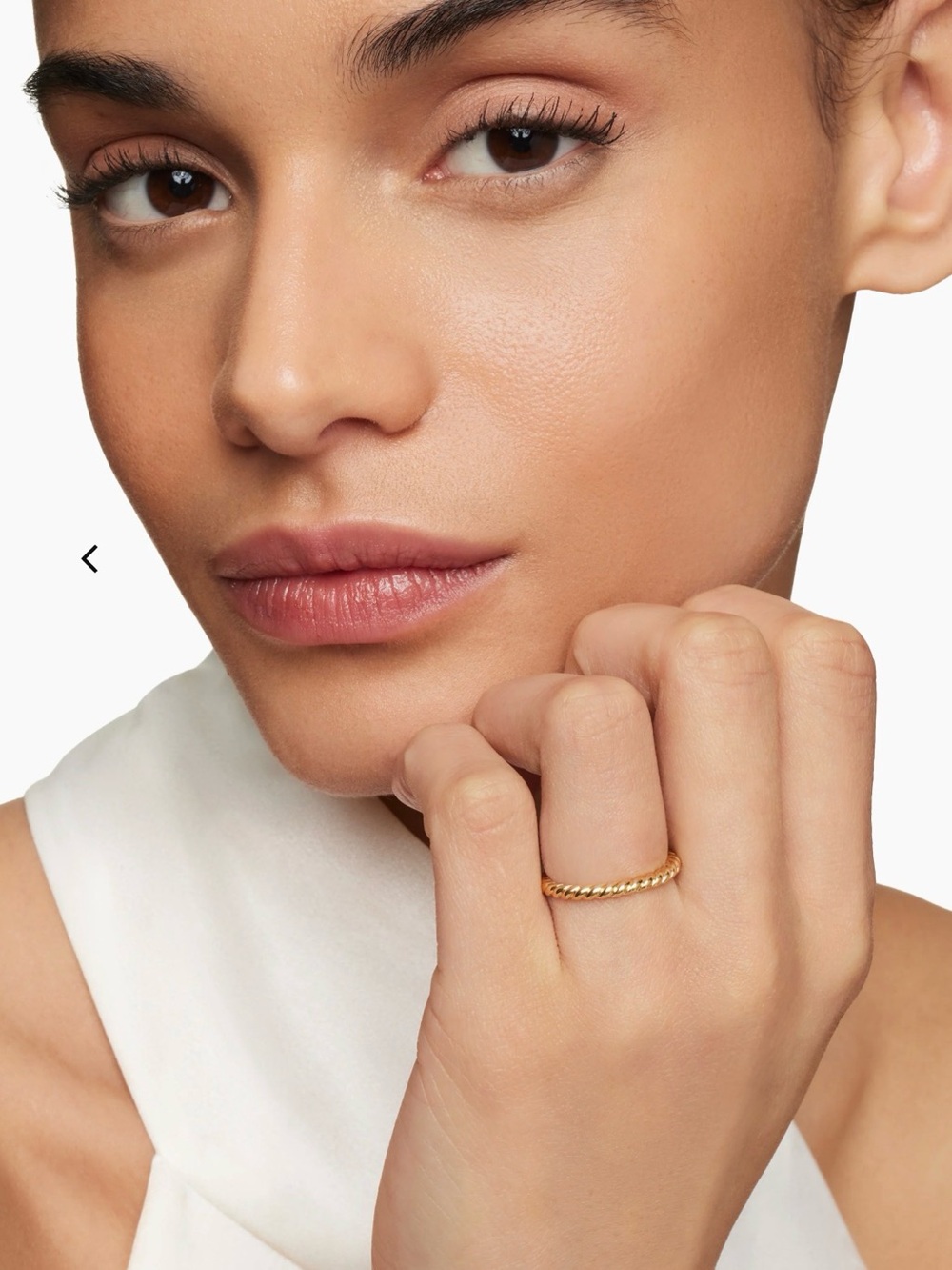 David Yurman 2mm Cable Band Ring 18K - Picture 7 of 7